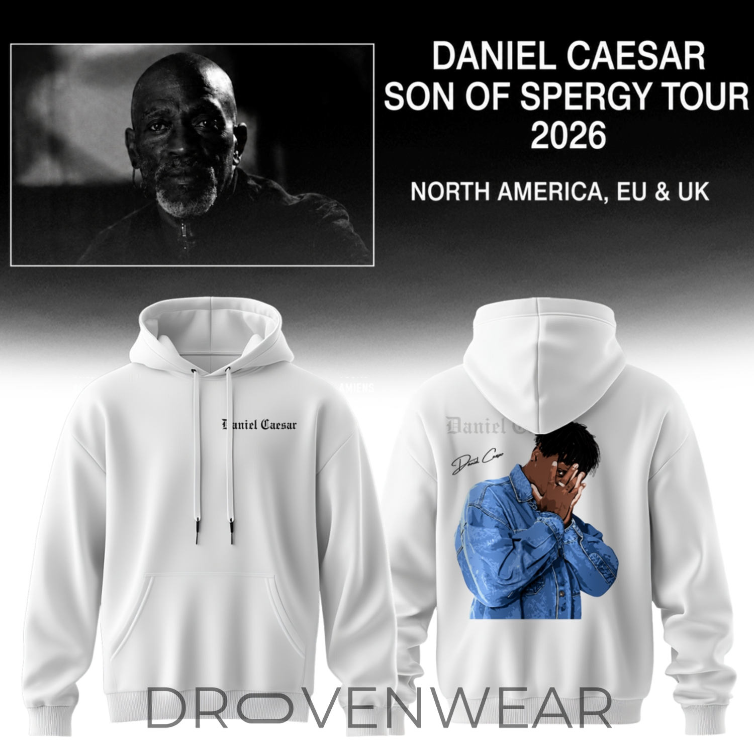 Daniel Caesar - Son Of Spergy Tour Limited Hoodie V5 Daniel Caesar - Son Of Spergy Tour Limited Hoodie V5