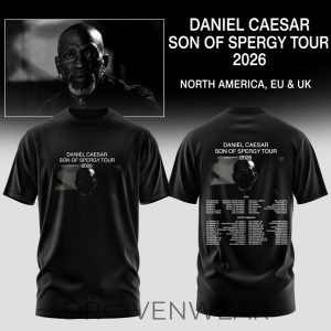 Daniel Caesar Son Of Spergy Tour Limited Tshirt V6 by Drovenwear.com
