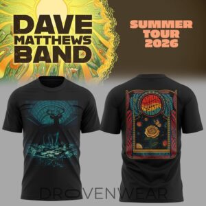 Dave Matthews Band Dmb 2026 Tour Tshirt Ver3 by Drovenwear.com