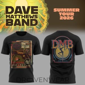 Dave Matthews Band Dmb 2026 Tour Tshirt Ver4 by Drovenwear.com