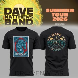Dave Matthews Band Dmb 2026 Tour Tshirt Ver5 by Drovenwear.com