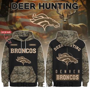 Denver Broncos Deer Hunting Limited Edition Hoodie by Drovenwear.com