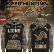 Detroit Lions Deer Hunting Limited Edition Hoodie