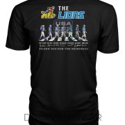 Detroit Lions Thank You For The Memories Abbey Road The Beatles T-shirt - Image 2