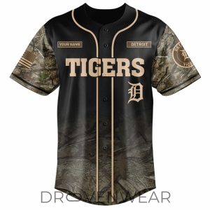 Detroit Tigers x Deer Hunting Limited Edition Jersey by Drovenwear.com