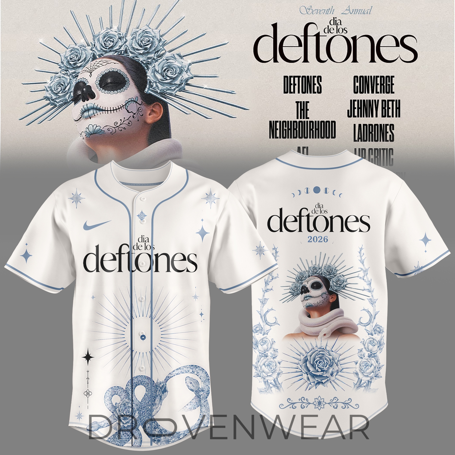 Dia De Los Deftones 2026 Jersey Limited Edition Dia De Los Deftones 2026 Jersey Limited Edition