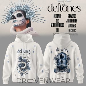 Dia De Los Deftones 2026 White Edition Hoodie by Drovenwear.com