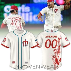 Diablos X Spiderman 2026 Limited Edition Baseball Jersey by Drovenwear.com