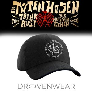 Die Toten Hosen Trink Aus Wir Mssen Gehen Tour 2026 Cap by Drovenwear.com