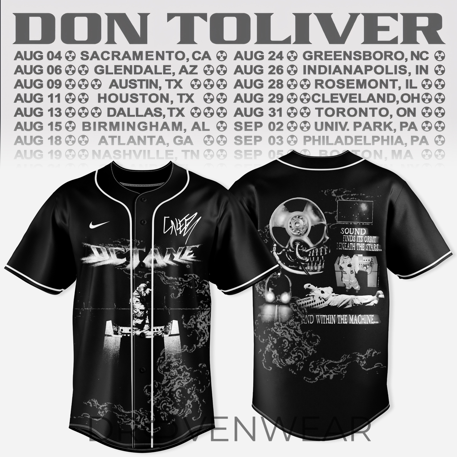 Don Toliver NITROUS Baseball Jersey Don Toliver NITROUS Baseball Jersey