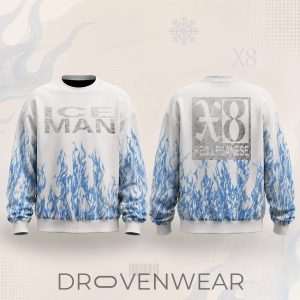 Drake Iceman Blue Flame 2026 Sweatshirt by Drovenwear.com