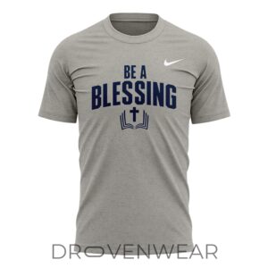 Drake-Maye-Be-A-Blessing-Graphic-TShirt-2026-Gray-New-England-Patriots-Fan-Apparel-2.jpg