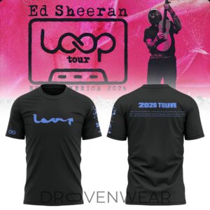 Ed Sheeran Loop Tour 2026 Limited Edition Shirt by Drovenwear.com