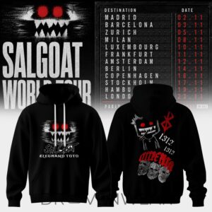 Elgrandetoto Salgoat World Tour Hoodie Ver3 by Drovenwear.com