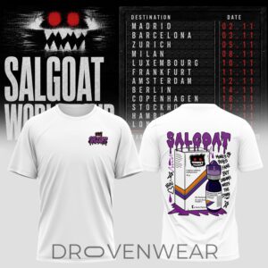 Elgrandetoto Salgoat World Tour Tshirt Ver2 by Drovenwear.com
