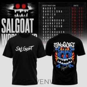 Elgrandetoto Salgoat World Tour Tshirt Ver3 by Drovenwear.com