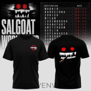 Elgrandetoto Salgoat World Tour Tshirt Ver4 by Drovenwear.com