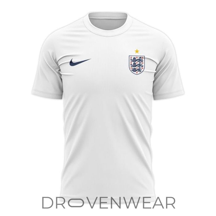 England National Football Team World Cup 2026 Primary Dri-FIT White Football Crest Shirt - Image 2