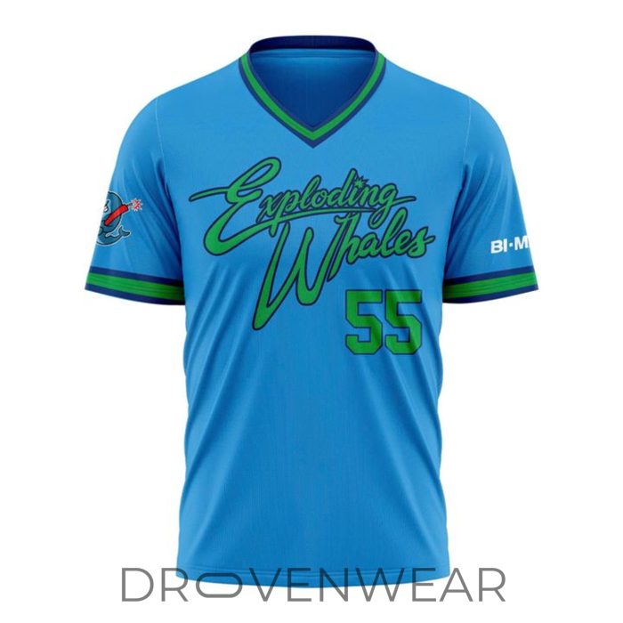 Eugene Emeralds x Exploding Whales Theme Night 2026 Jersey Shirt - Image 2