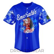 Eugene Emeralds x Moana Night 2026 Royal Blue Baseball Jersey - Image 2