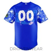 Eugene Emeralds x Moana Night 2026 Royal Blue Baseball Jersey - Image 3