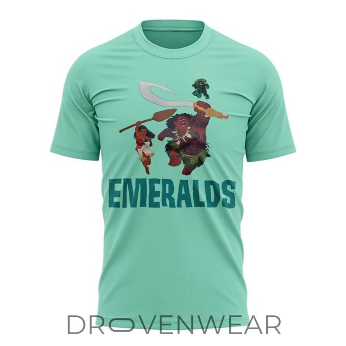 Eugene Emeralds x Moana Night Mint Green Special Shirt - Image 2