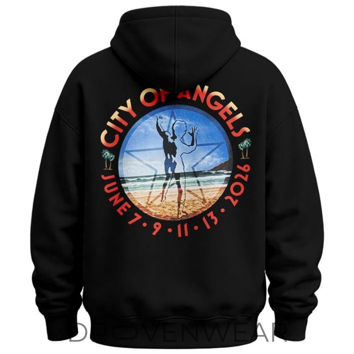 Exclusive Version Los Angeles - Fifty Something Tour 2026 Hoodie - Image 3