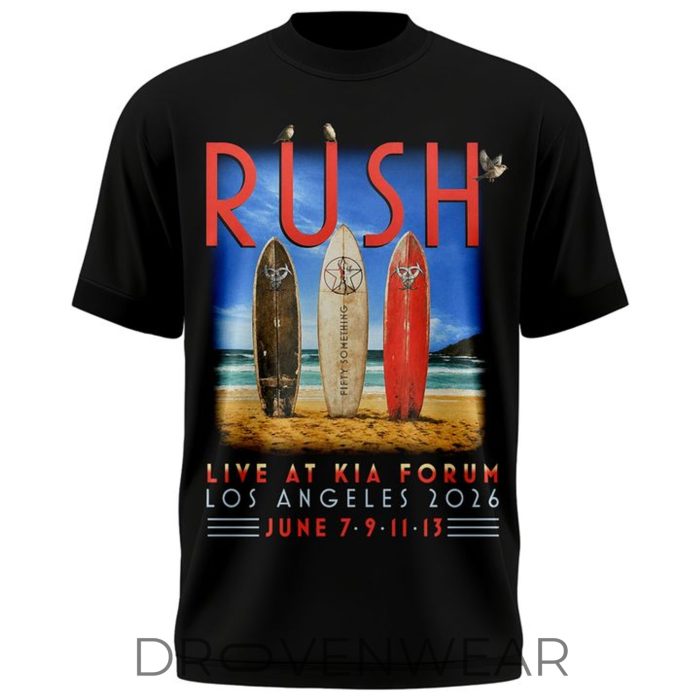 Exclusive Version Los Angeles - Fifty Something Tour 2026 Tshirt - Image 2