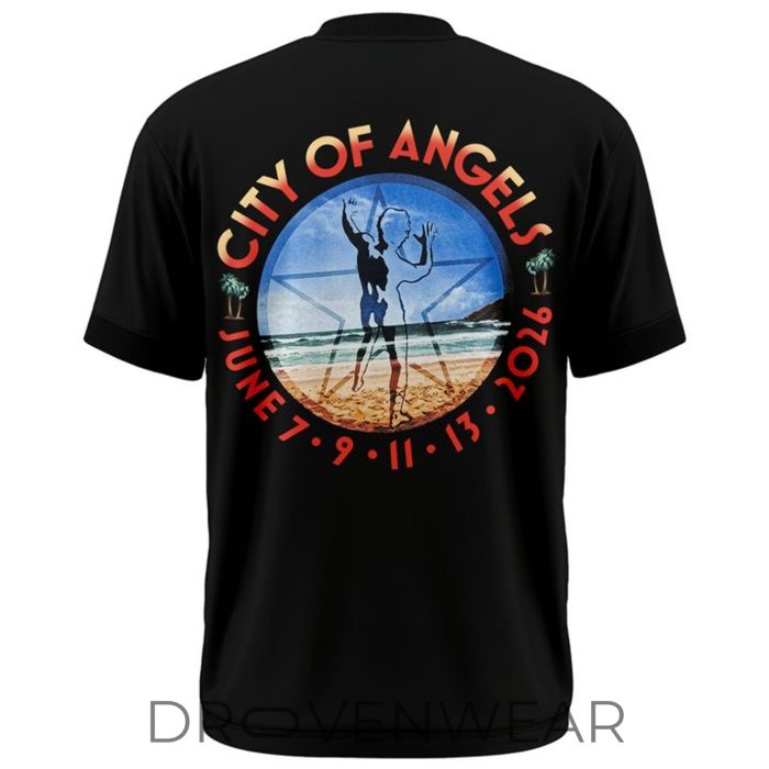 Exclusive Version Los Angeles - Fifty Something Tour 2026 Tshirt - Image 3