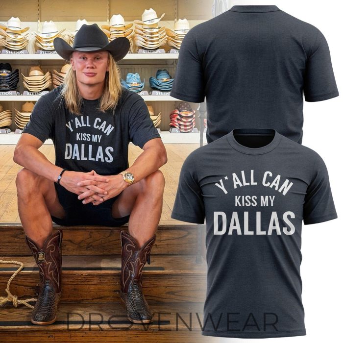 FC Dallas x Erling Haaland Y'all Can Kiss My Dallas Hoodie - Image 5