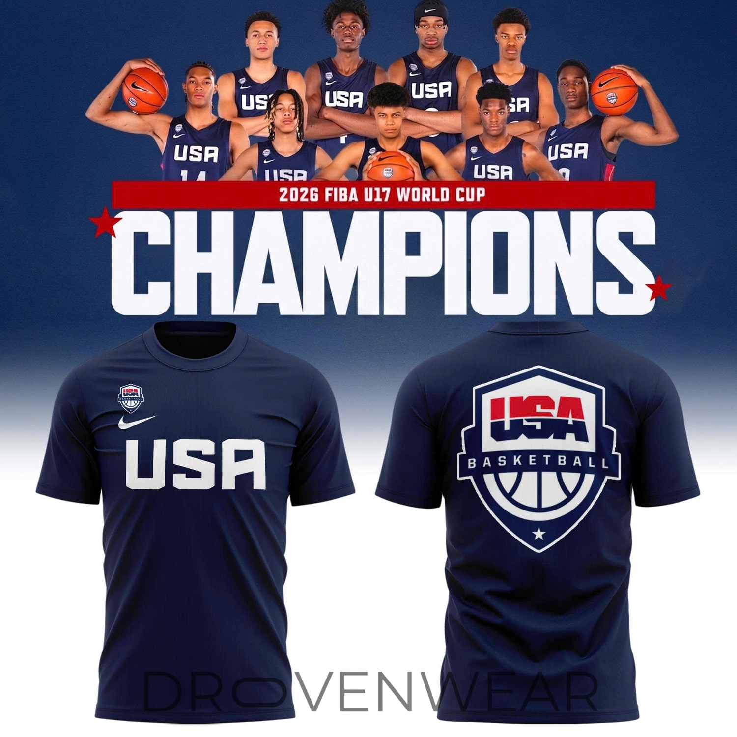FIBA U17 Basketball World Cup 2026 T-Shirt FIBA U17 Basketball World Cup 2026 T-Shirt