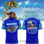 Fayetteville Woodpeckers Moana Night 2026 Limited Edition Shirt