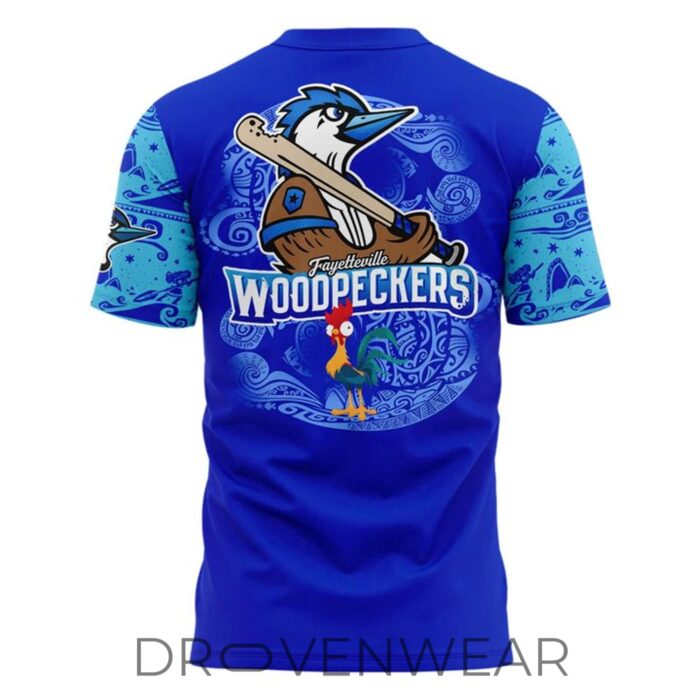 Fayetteville Woodpeckers Moana Night 2026 Limited Edition Shirt - Image 3