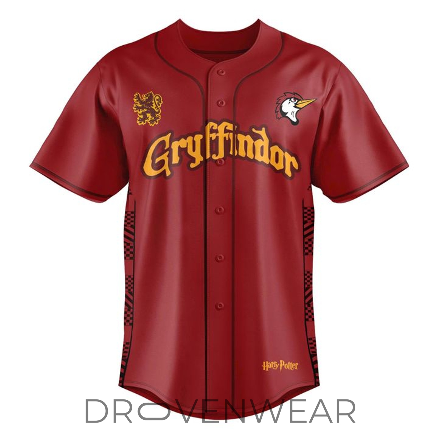 Fayetteville Woodpeckers x Gryffindor Harry Potter Night 2026 Baseball Jersey Fayetteville Woodpeckers x Gryffindor Harry Potter Night 2026 Baseball Jersey