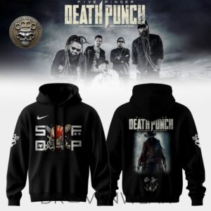 Five Finger Death Punch hits Me Tour 2026 Signed Hoodie by Drovenwear.com