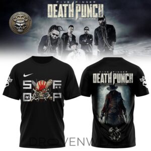 Five Finger Death Punch hits Me Tour 2026 Signed Tshirt by Drovenwear.com