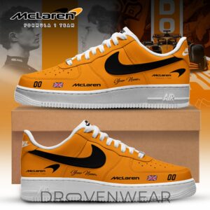 Formula One X Mclaren Edition Nike Air Force 1 Low Custom by Drovenwear.com