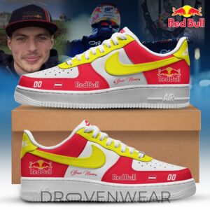 Formula One X Redbull Edition Nike Air Force 1 Low Custom by Drovenwear.com