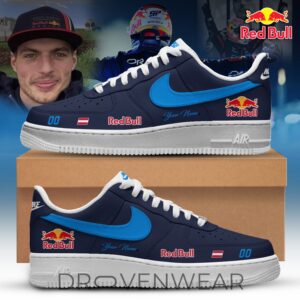 Formula One X Redbull Edition Nike Air Force 1 Low Custom by Drovenwear.com