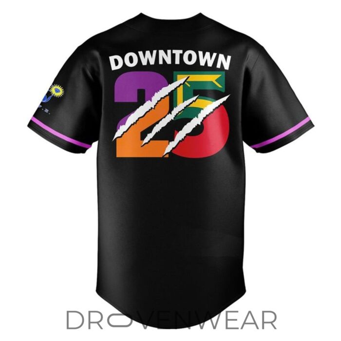 Fresno Grizzlies 25th Anniversary Edition Downtown Baseball Jersey - Image 3