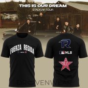 Fuerza Regida x MLB This Is Our Dream Stadium Tour 2026 Black Shirt