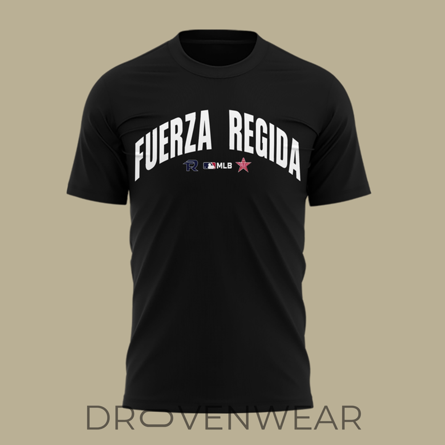 Fuerza Regida x MLB This Is Our Dream Stadium Tour 2026 Black Shirt Fuerza Regida x MLB This Is Our Dream Stadium Tour 2026 Black Shirt