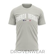Fuerza Regida x MLB This Is Our Dream Stadium Tour 2026 Gray Shirt - Image 2