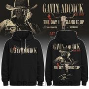 Gavin Adcock Steer Skull distressed Fleece Hoodie - Image 3