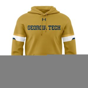Georgia Tech Yellow Jackets Under Armour Football Hoodie by Eighttee.com
