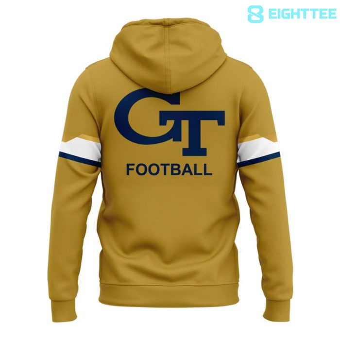 Georgia Tech Yellow Jackets Under Armour Football Hoodie - Image 3