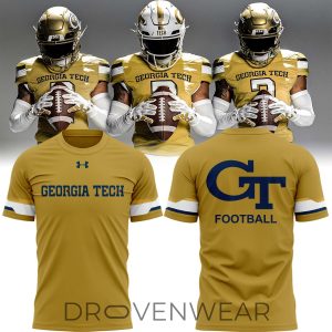 Georgia Tech Yellow Jackets Under Armour Football Shirt by Drovenwear.com