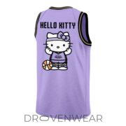 Golden State Valkyries Hello Kitty Night 2026 Purple Basketball Jersey - Image 3