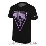 Golden State Valkyries x Hello Kitty Black Collector T-Shirt 2026 - Image 5