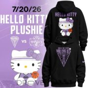 Golden State Valkyries x Hello Kitty Collector Black Hoodie 2026